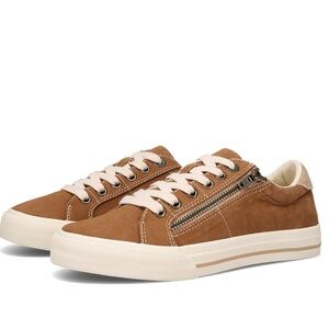 Taos Z Soul sneakers Golden Tan/Tan Distressed size 11 retail $125